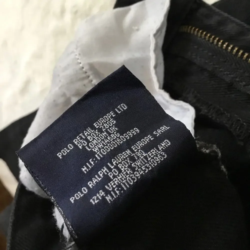Ralph Lauren Girl Black Straight Leg Jeans